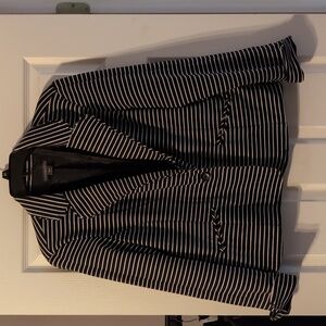 Covington Women's Black/White Stripe Blazer